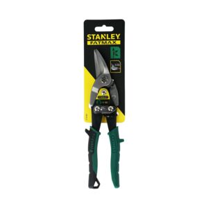 Stanley Right Cut Bi-Metal Chromium-Vanadium Steel Aviation Snips Multicolor 254mm 2-14-564